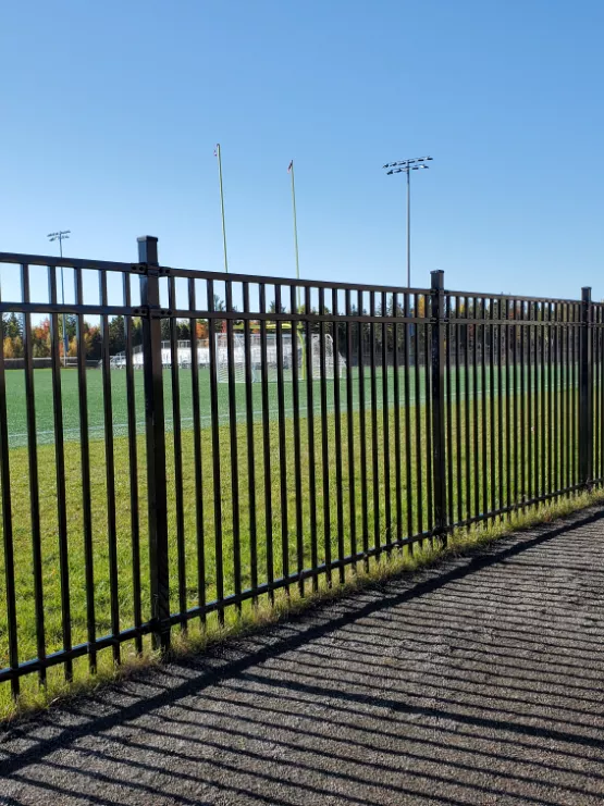 Ornamental Iron Fence Masonry Image