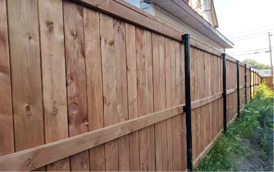 Wooden Fence Masonry Image