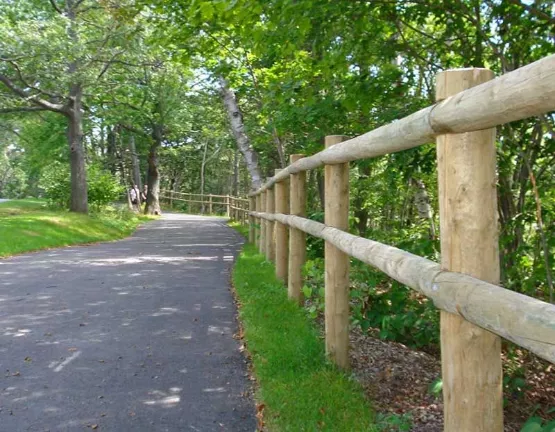 Wooden Fence Masonry Image