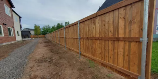 Wooden Fence Masonry Image