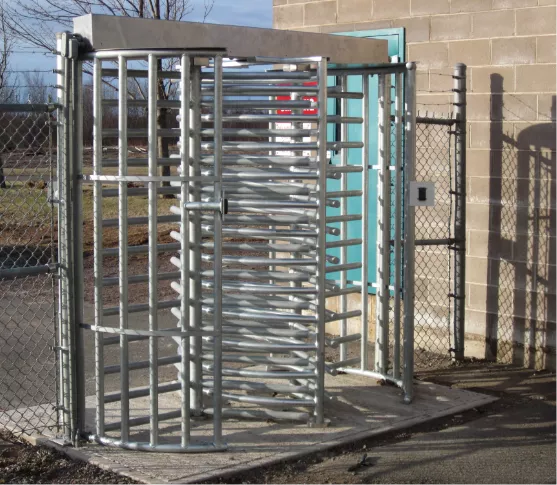 Industrial High-Security Fences and Gate Systems Masonry Image