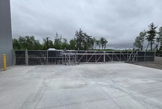 Industrial High-Security Fences and Gate Systems Masonry Image