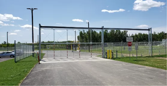 Industrial High-Security Fences and Gate Systems Masonry Image