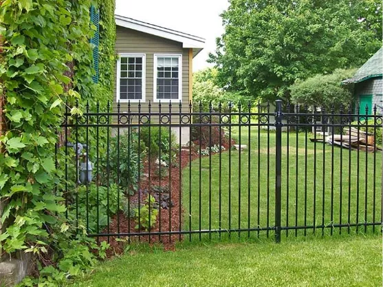 Ornamental Iron Fence Masonry Image