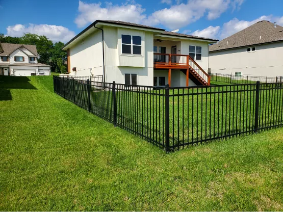 Ornamental Iron Fence Masonry Image