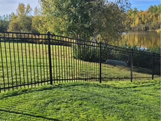 Ornamental Iron Fence Masonry Image