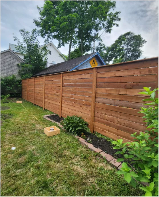 Wooden Fence Mansory Image