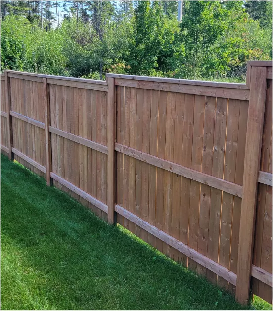 Wooden Fence Mansory Image