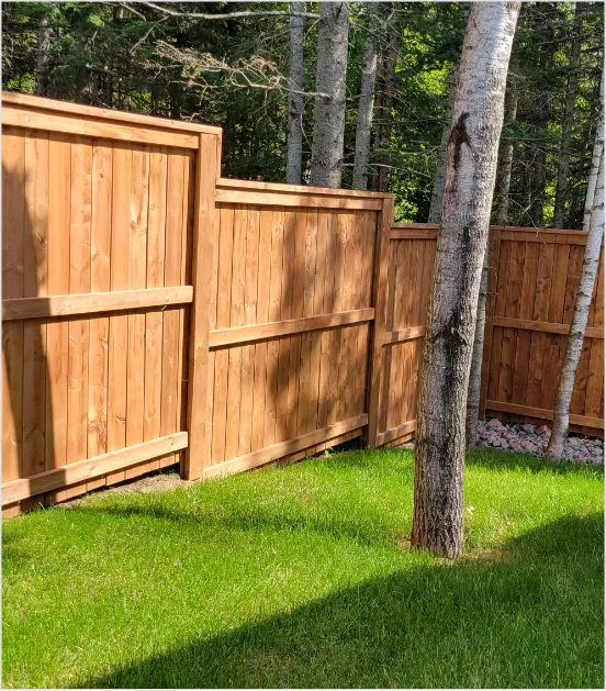 Wooden Fence Mansory Image